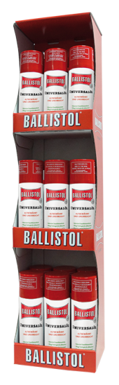 Ballistol Universalöl|Spray im Hängeregal Hängerregal 18x200