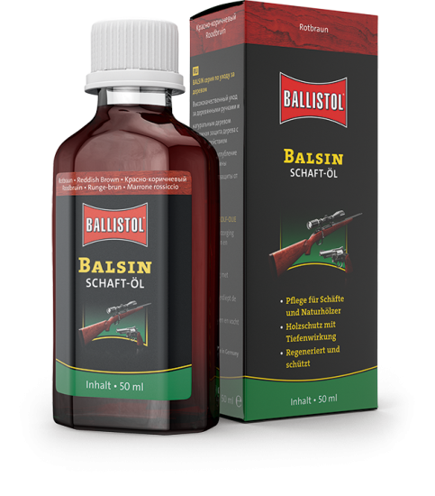 Balsin Schaft-Öl rotbraun, 50 ml Rotbraun Flasche 50 ml