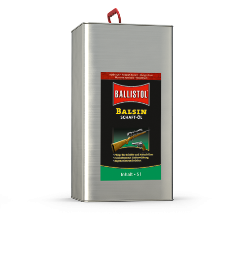 Balsin Schaft-Öl rotbraun, 5 Liter Rotbraun Kanister 5 l