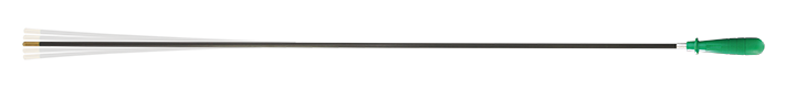 Carbon-Putzstock lang, 93 cm, Ø 7 mm, inkl. Wechselgriff, inkl. Adapter für 3 Filze 93cm Ø7mm