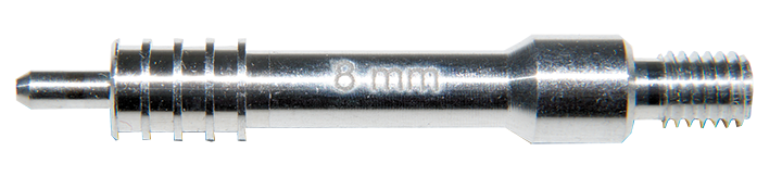 Patch-Adapter Alu Ø 8,0 mm (M5 Außengewinde) Patch Ø 8,0 mm