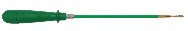 Putzstock kurz, aus Stahl kunststoffummantelt, Länge 22 cm, 7 mm (M5 Innengewinde), inkl. Wechselgriff und Adapter Durchmesser 7 mm