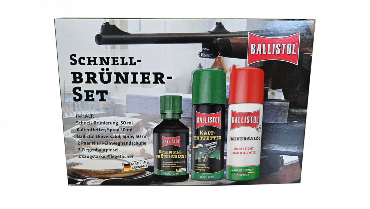 BALLISTOL-Set Schnellbrünierung|EURO-Label 