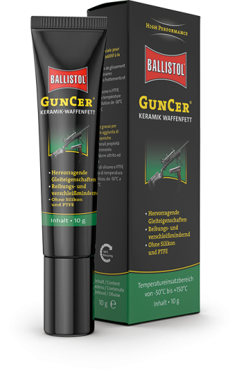 GunCer Keramik-Waffenfett| Tube 10 g EURO-Label/RU Tube 10 g