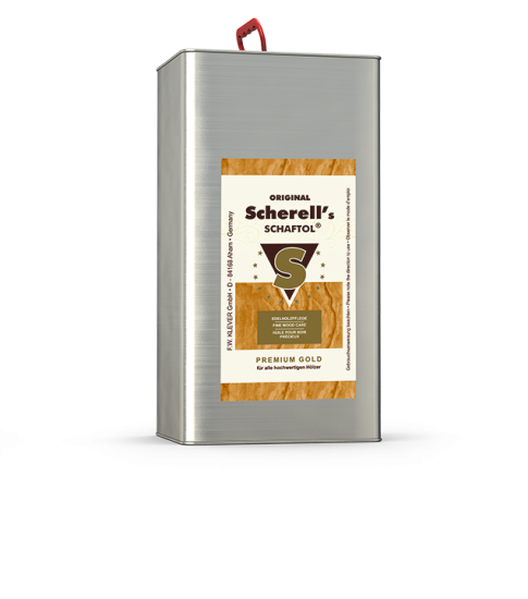 Scherell's SCHAFTOL Premium Gold| 5 Liter Premiumgold Kanister 5 l