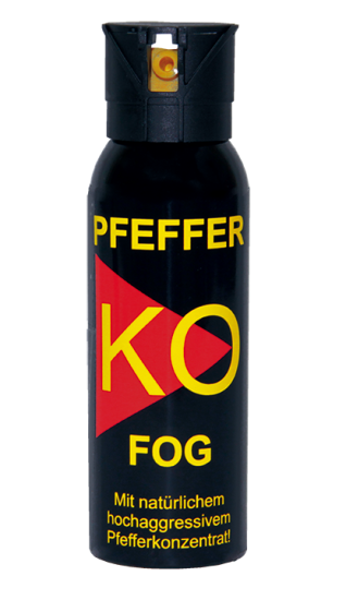 Verteidigungsspray Pfeffer-KO|FOG 100 ml, mit Behördenkappe Spray 100 ml