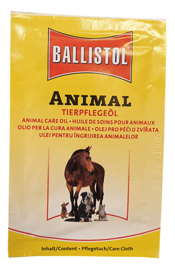 Ballistol Animal Tierpflegeöl|Tuch (getränkt) Tuch (getränkt)